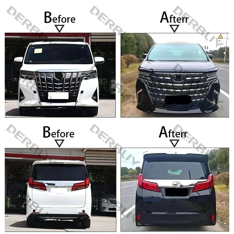 2024 New arrival Exterior parts for to yo ta vellfire alphard 30 35 to 40 alphard bodykit