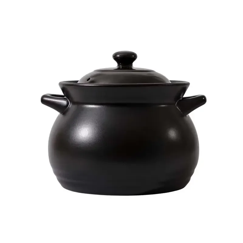 for Handmade Ceramic Stoneware Casserole with  Clay Cooking Pot Kitchen Tools