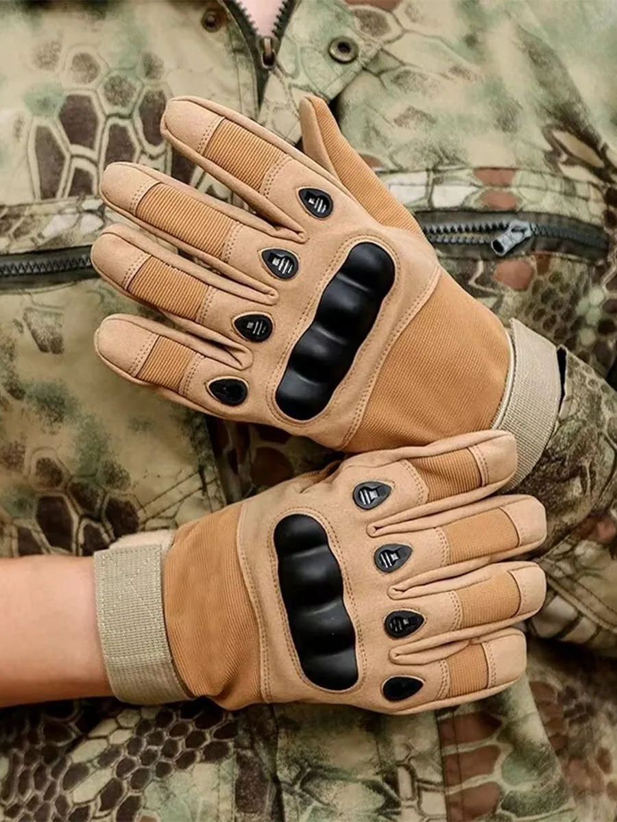 AliExpress Tactical Military Gloves Color Bullet Air Gun Shooting Soldier Combat Anti Slip Bicycle All Finger Gloves MEN Clothing Gloves