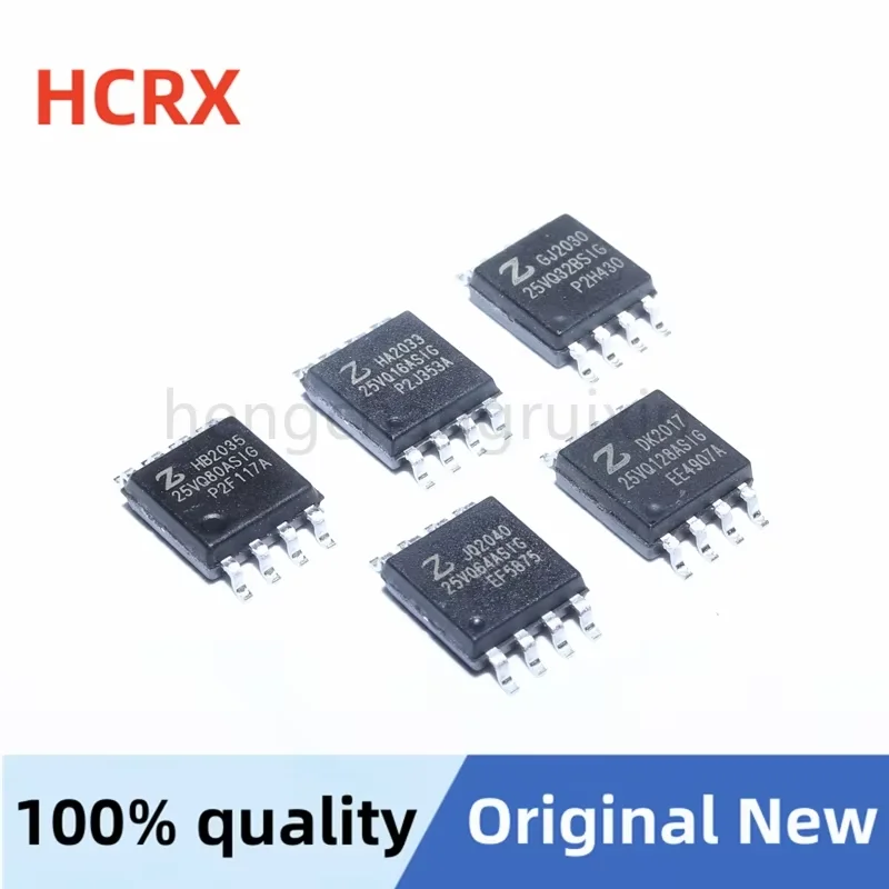 5 pcs ZB25VQ32BSIG 25VQ80 25VQ16 25VQ64 25VQ128 100% New Original SPI Flash SOP8 3.3V