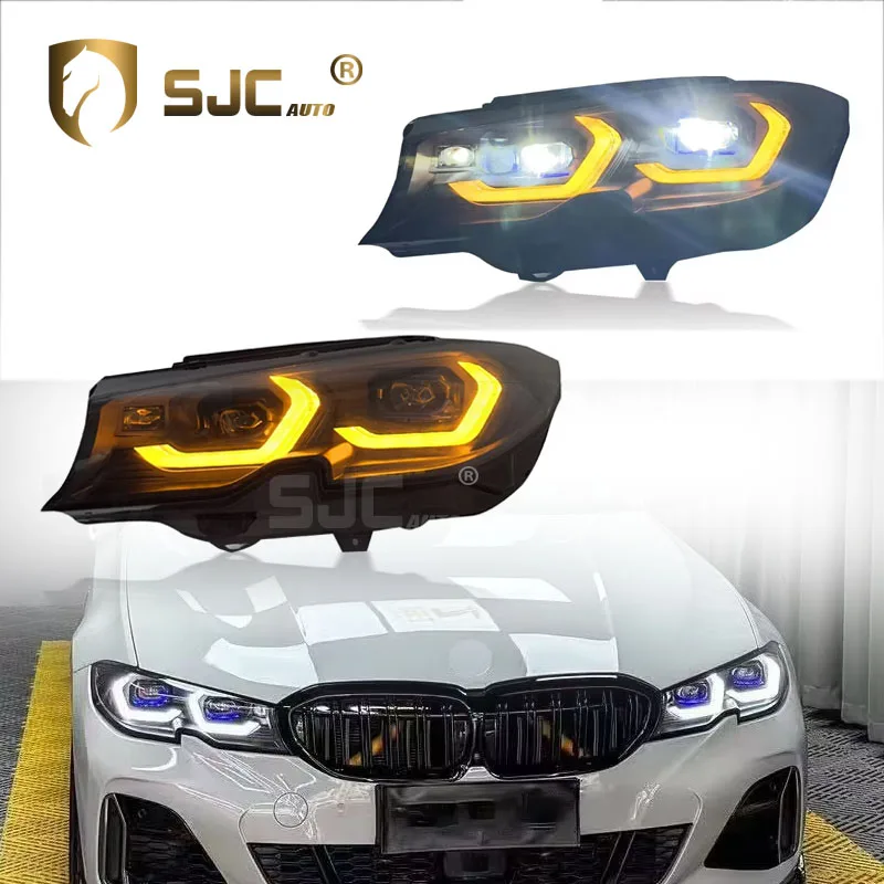 

Для BMW 3-Series G20 G28 18-22 лазерные фары в сборе желто-белые фары дневного света указатель поворота автомобильные аксессуары
