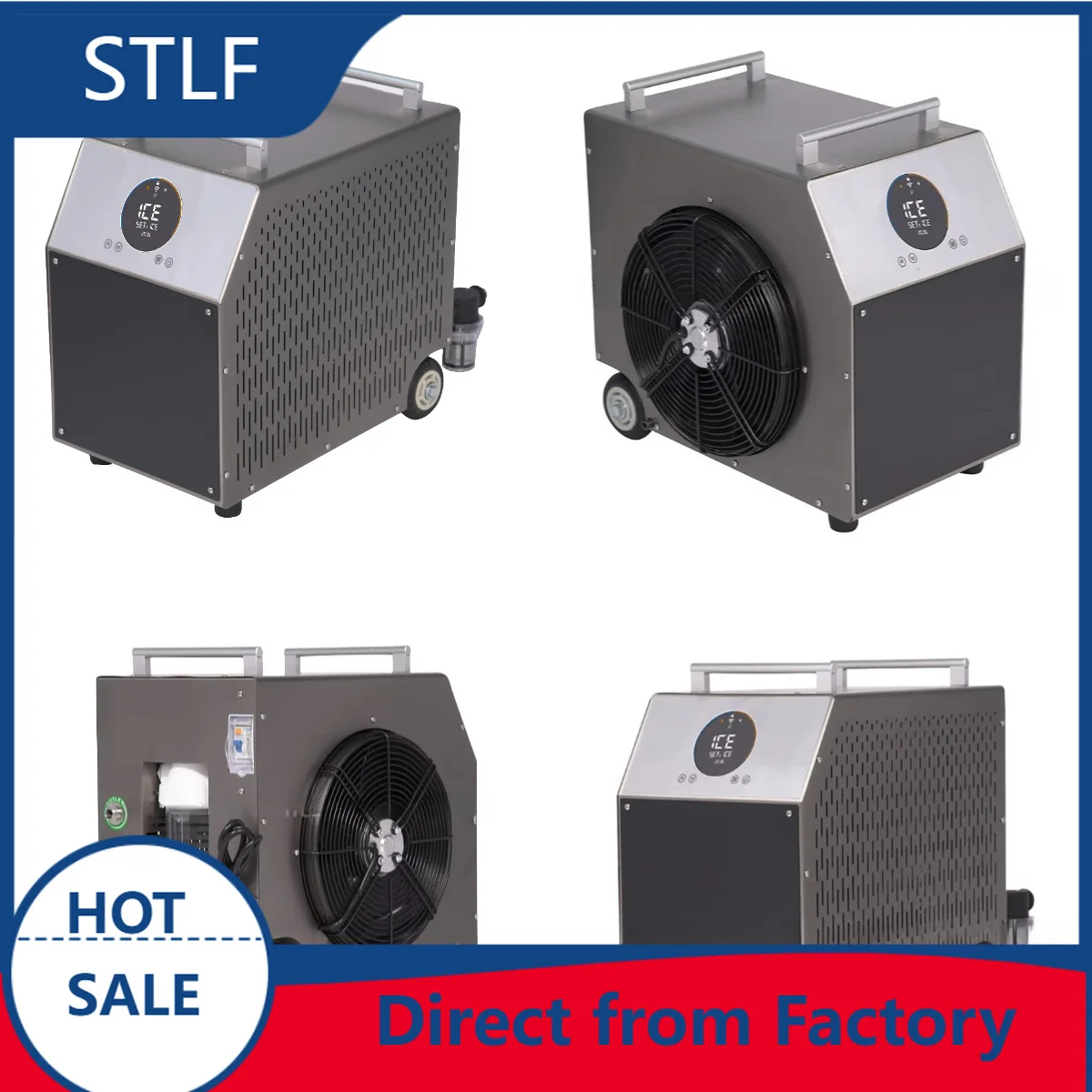 STLF New Athletic Recovery Portable Ozone Cold for Ice Bath Chiller with Pump 5L Tank 0 Degree Cooling Sport Recovery Equipment