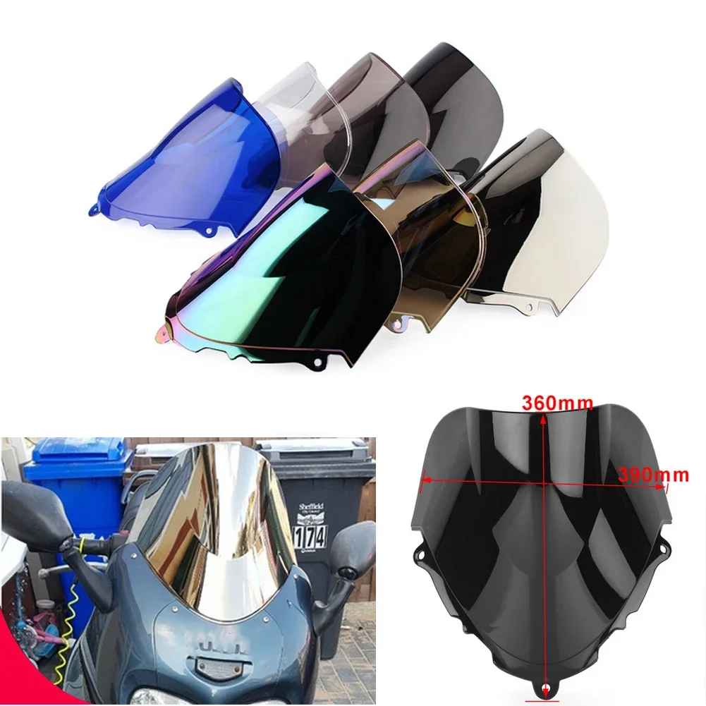 Motorcycle Windshield Double Bubble WindScreen Visor Fairing Deflector For Suzuki Katana GSX600F GSX750F GSX 600 750 F 1998-2008