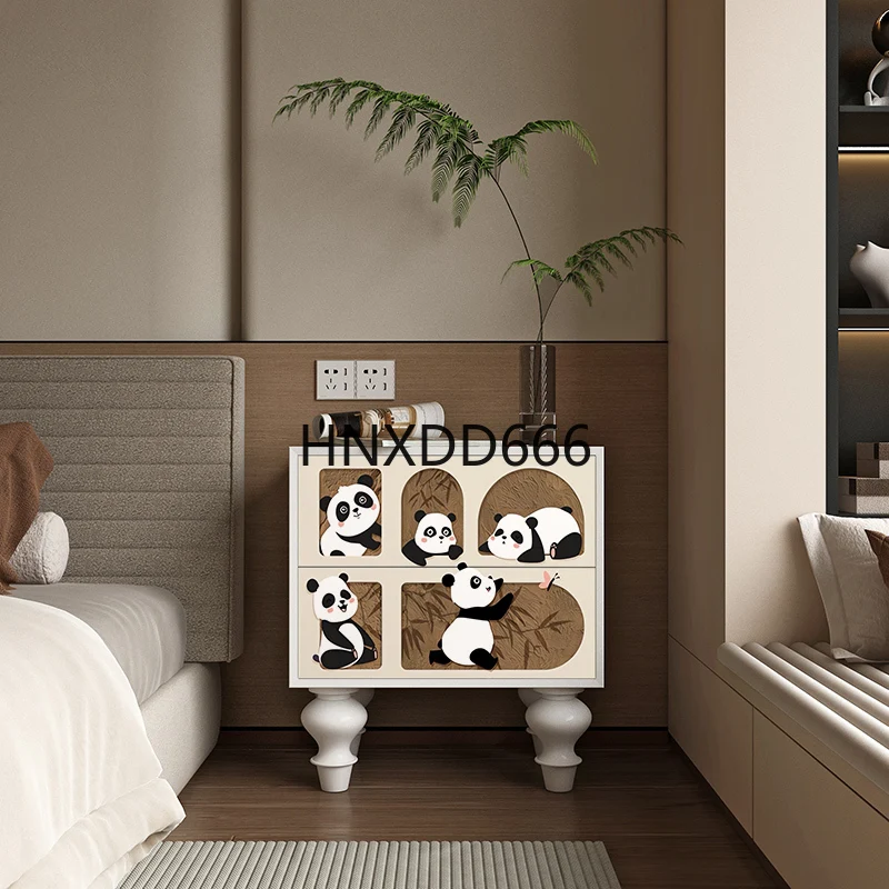

Solid wood bedside table room bedroom bedside cabinet