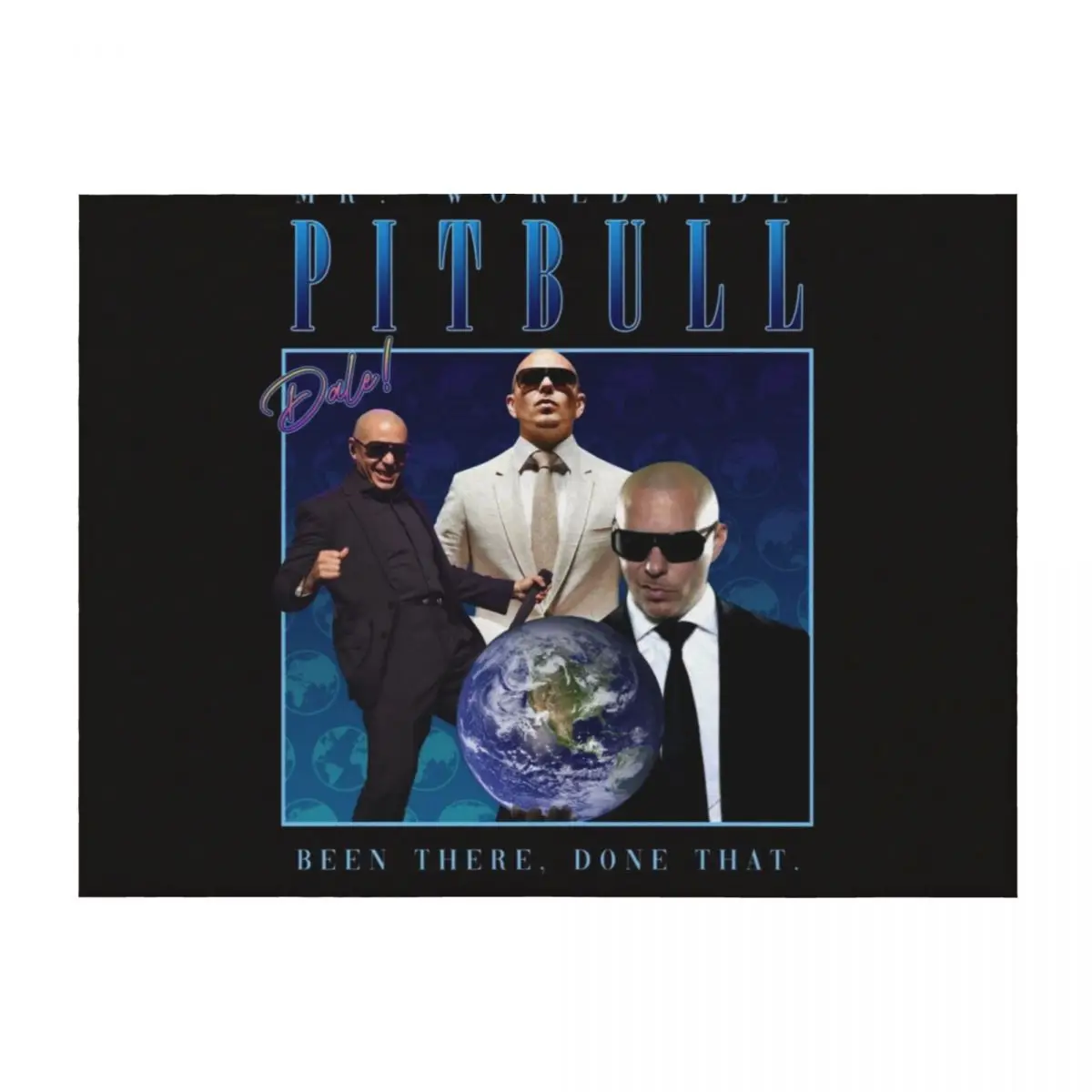 

pitbull homage shirt (parody) Throw Blanket blankets ands Extra Large Throw warm winter Stuffeds Blankets