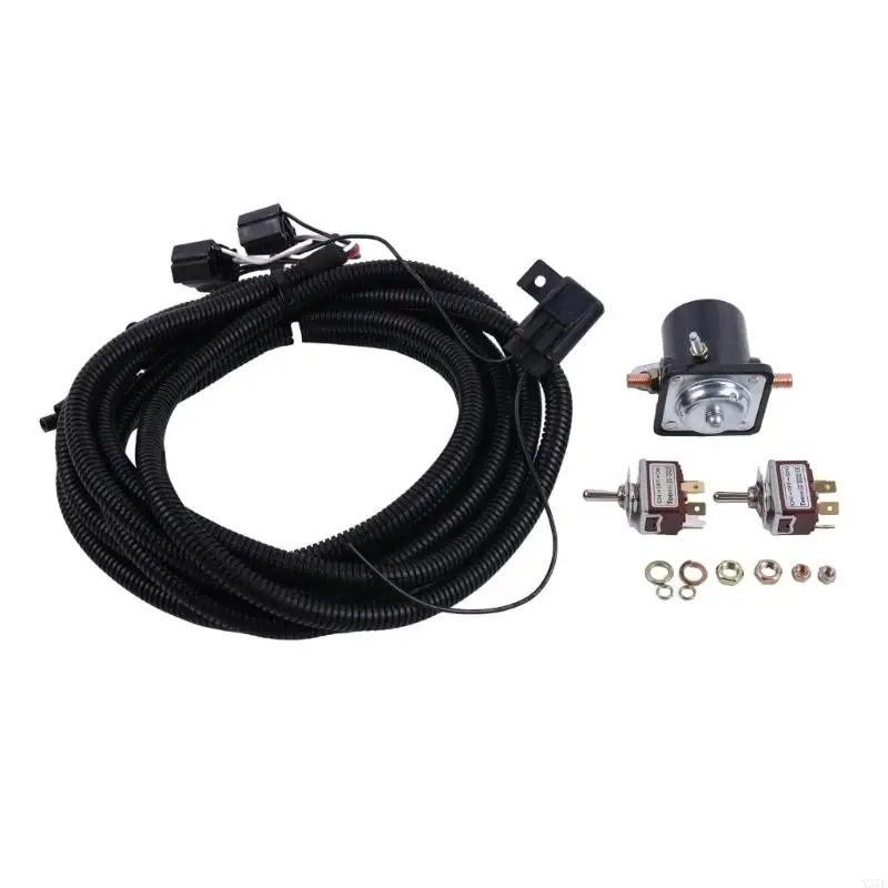 Snow Plow Control Wiring Harness for 12V Systems, for Meyer E46 E47 E57 E60, Replaces 15478 21918 1306075 21919 1306080 X37F