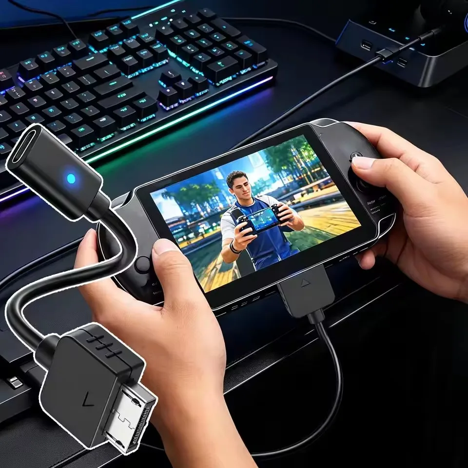 For PS Vita PCH-1000 Series Type C Female Charging Cables Charging Adapter Cords USB-C Female Cable for PS Vita 1000 Controller