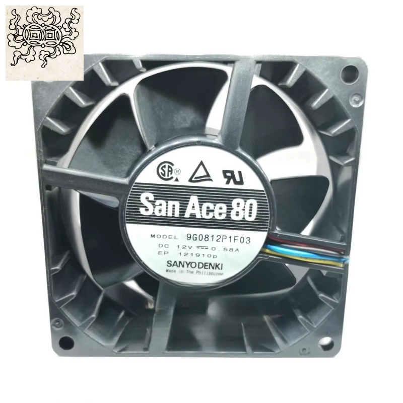 

Ltsf For Nuevo Original 8cm 8038 12V 0.58A 9G0812P1F03 Ventilador De Chasis De Servidor De Cuatro Cables