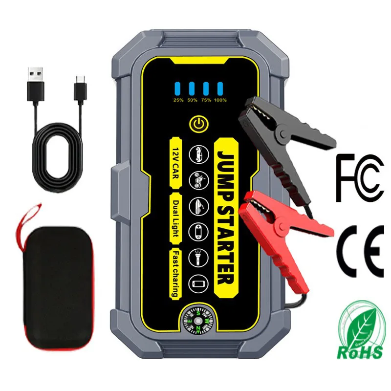 Arrancador de emergencia para coche, fuente de alimentación diésel General Motors, arrancador portátil de 12V para coche, arrancador Baoqiang.