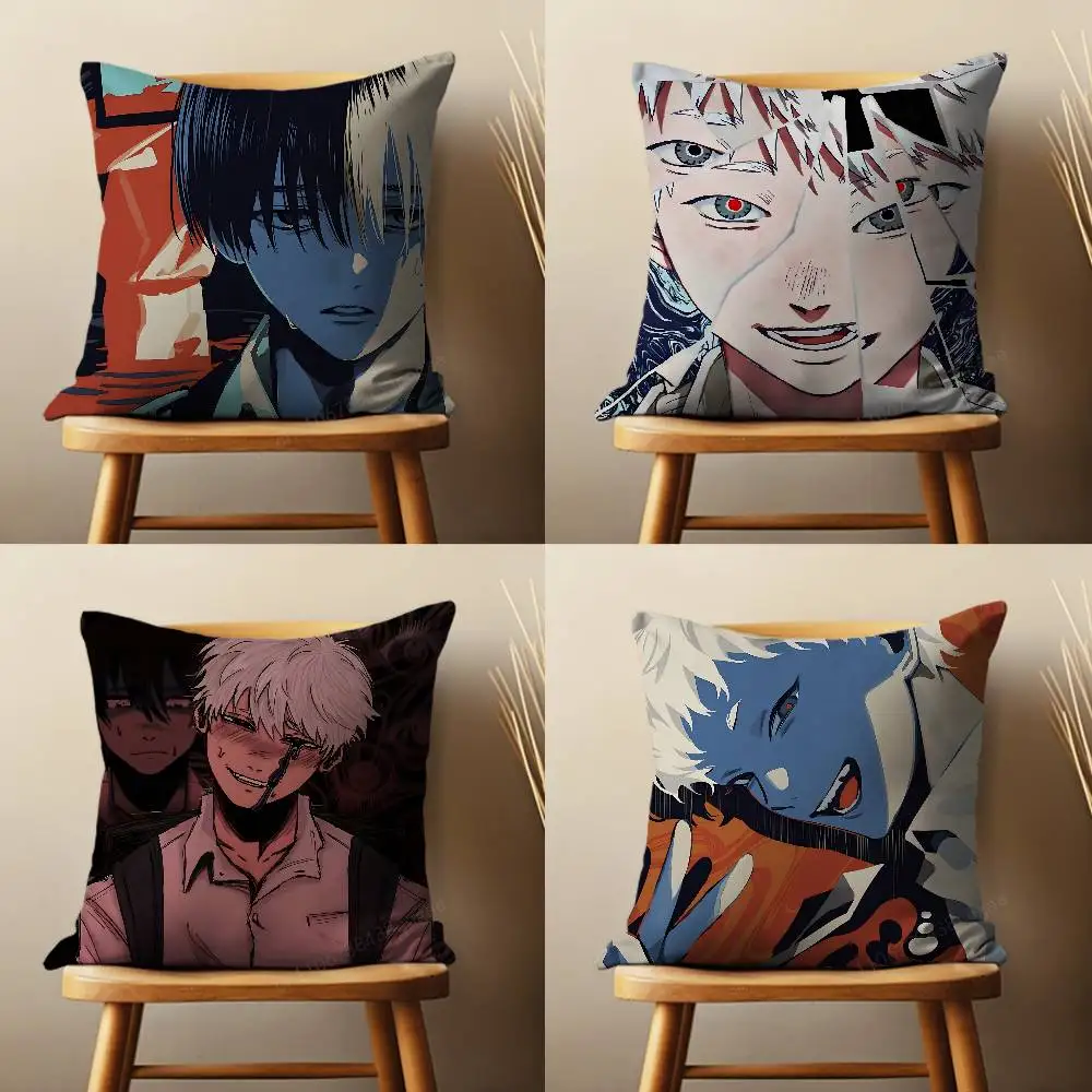 

H-Hikaru D-Died Y-YoshiKaru Pillow Case For Room Sofa Cushion Cover Suitable For Home Bedroom Decoration And Protector