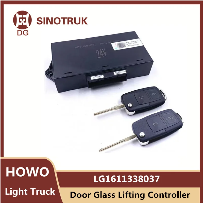 LG1611338037 Door Glass Lifting Controller For SIONTRUK HOWO Light Truck Central Locking Remote Control Truck Parts