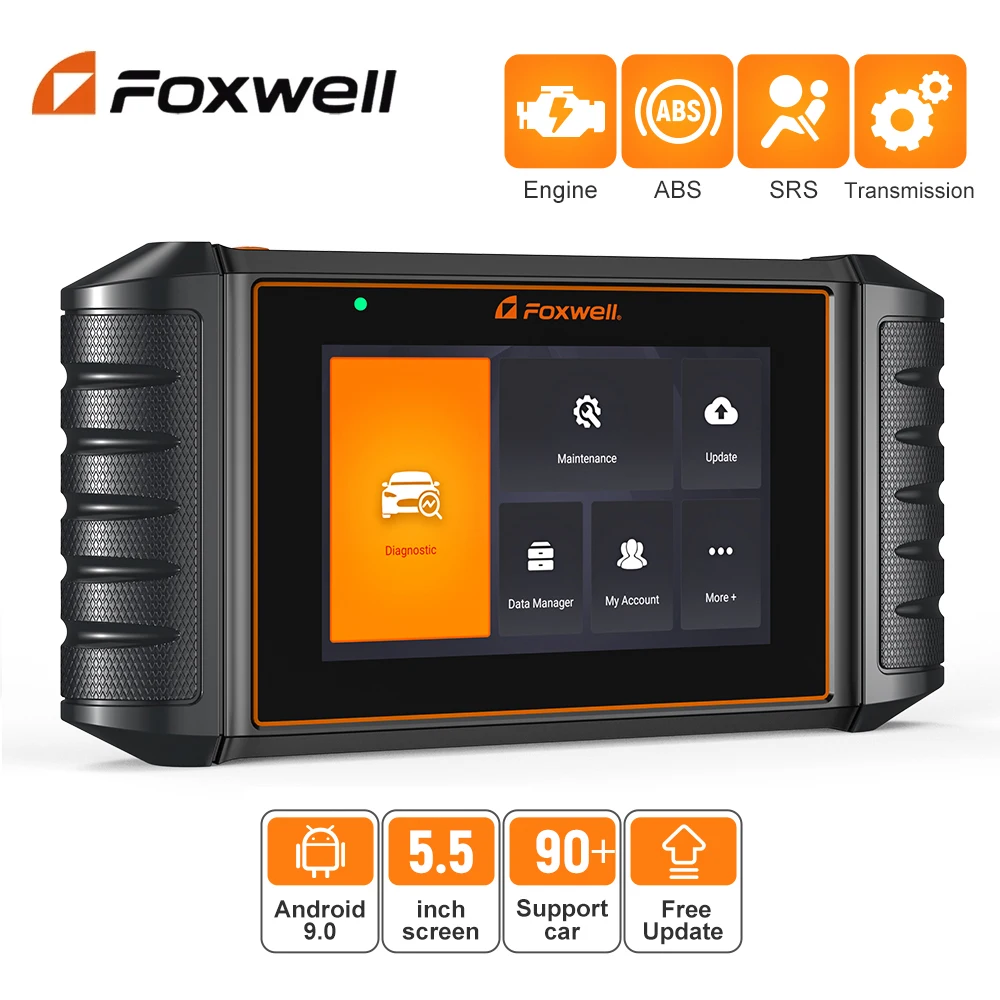 Foxwell NT706 OBD2 Scanner ABS SRS Transmission Engine Diagnostic Tools Auto Scan Tool OBD 2 Car Code Reader Automotive Scanner