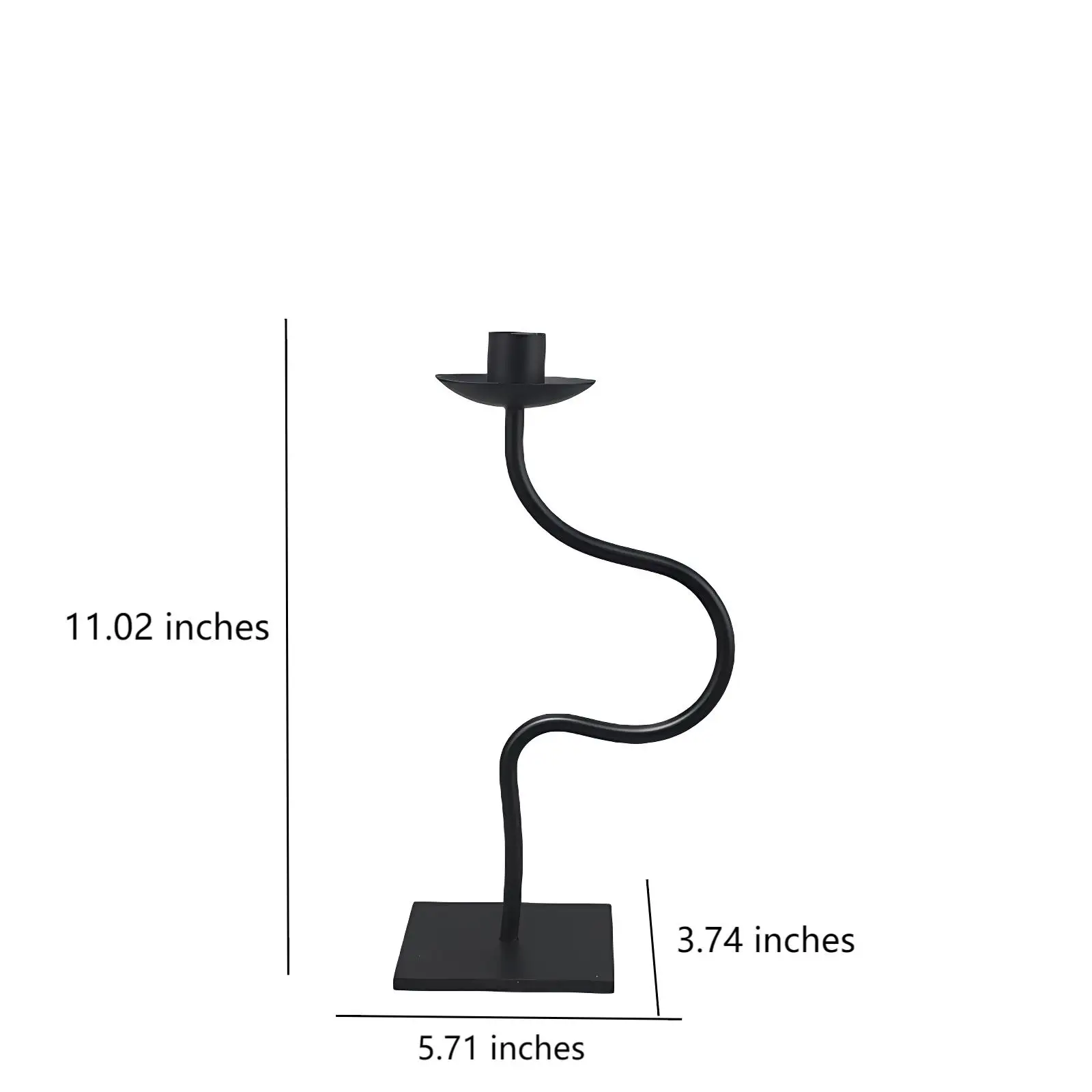 

Modern simple geometric iron line candlestick ornaments for living room bedroom dining room TV cabinet home decorations