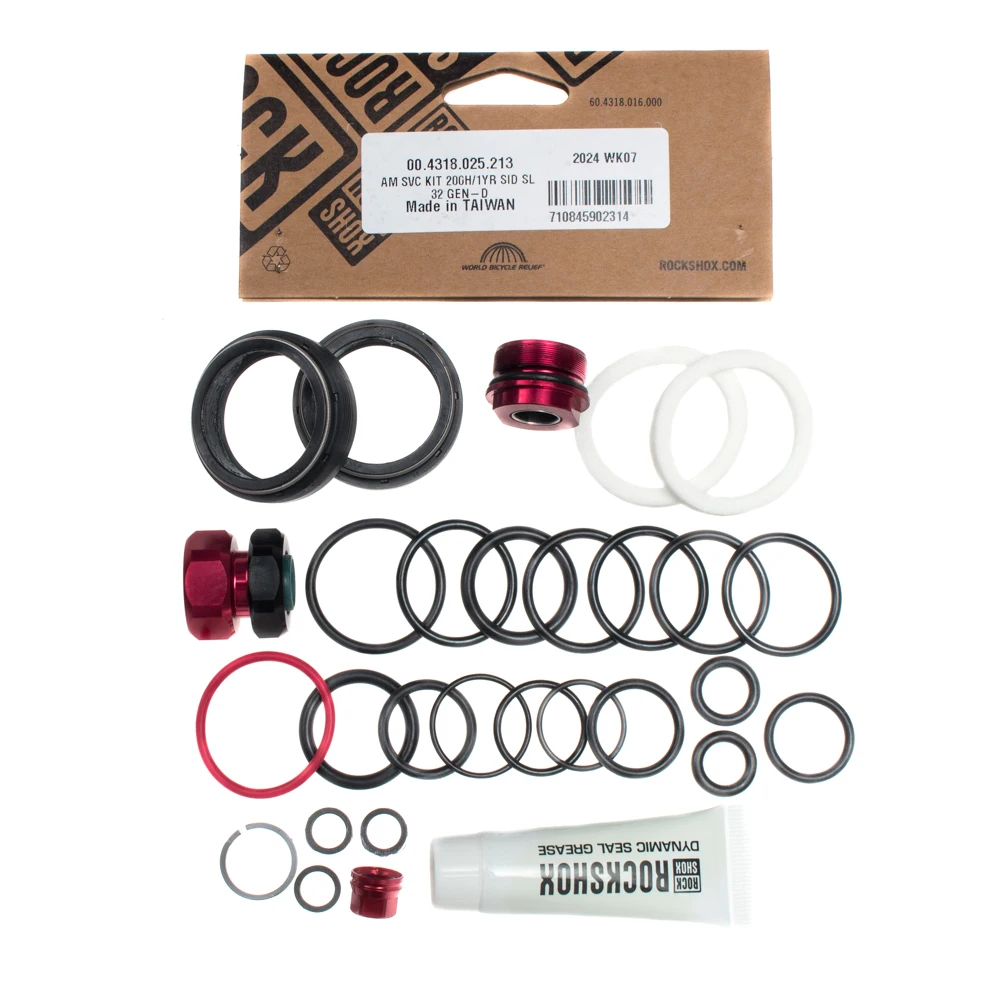 ROCKSHOX   200 HOUR/1 YEAR SERVICE KIT - SID SL (32MM) BASE/SELECT/SELECT+/ULTIMATE (2024+) GENERATION-D  00.4318.025.213