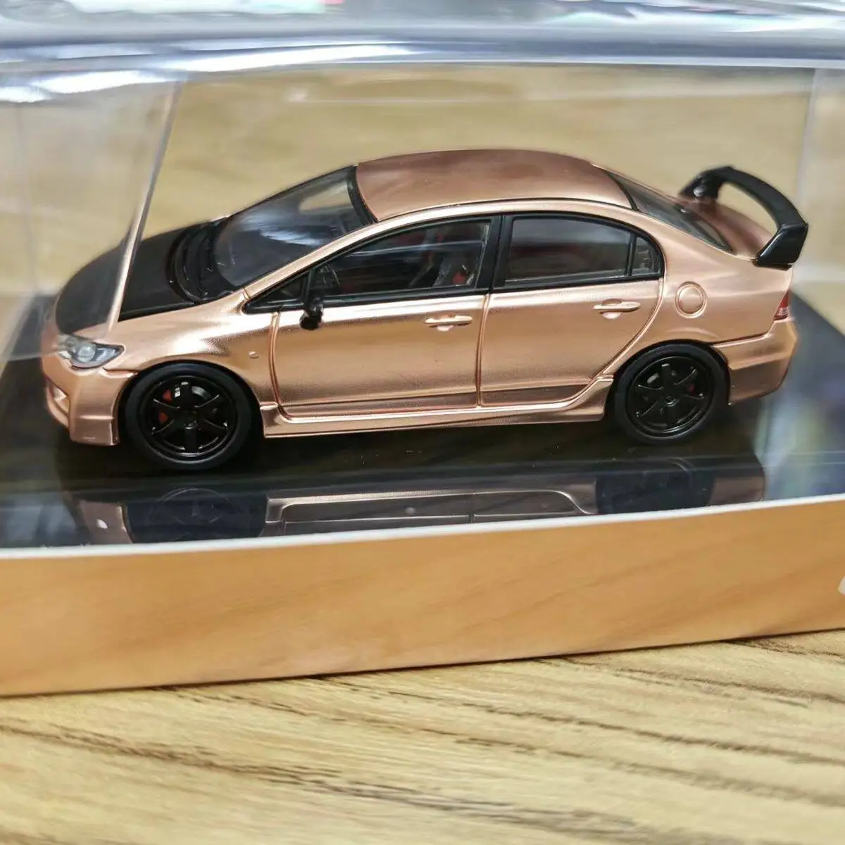 Diecast MH 1:64 Scale Honda Civic EK9 FD2 FL5 Hong Kong Alloy Car Model