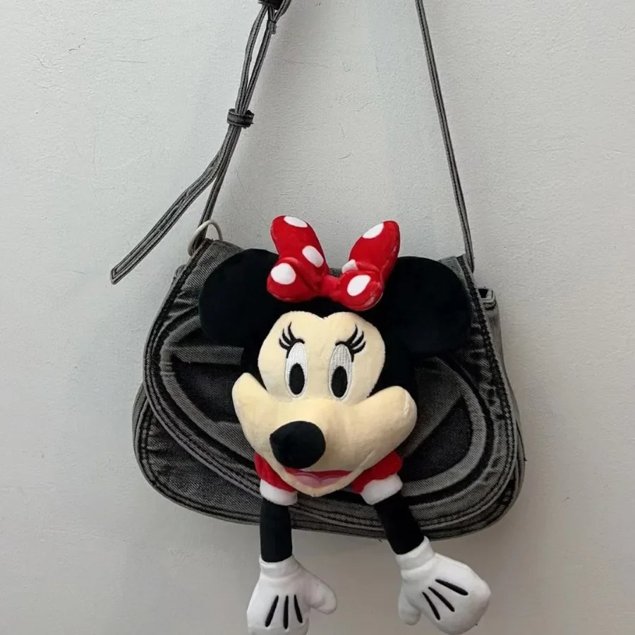 Disney Purses and Handbags Mickey Dolls Shoulder Bag High-capacity Crossbody Bags for Women Cute Cases Korean Fashionable Pouch