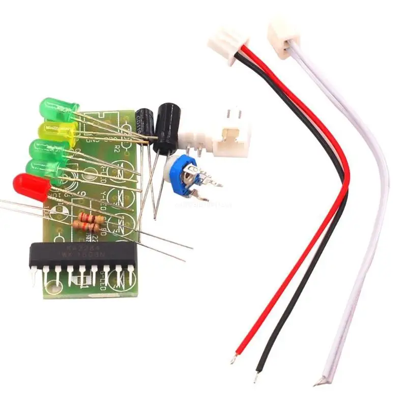 3.5V-12V Power Level Battery Capacity Red Green LED Voltmeter Volume VU Meter Dropship