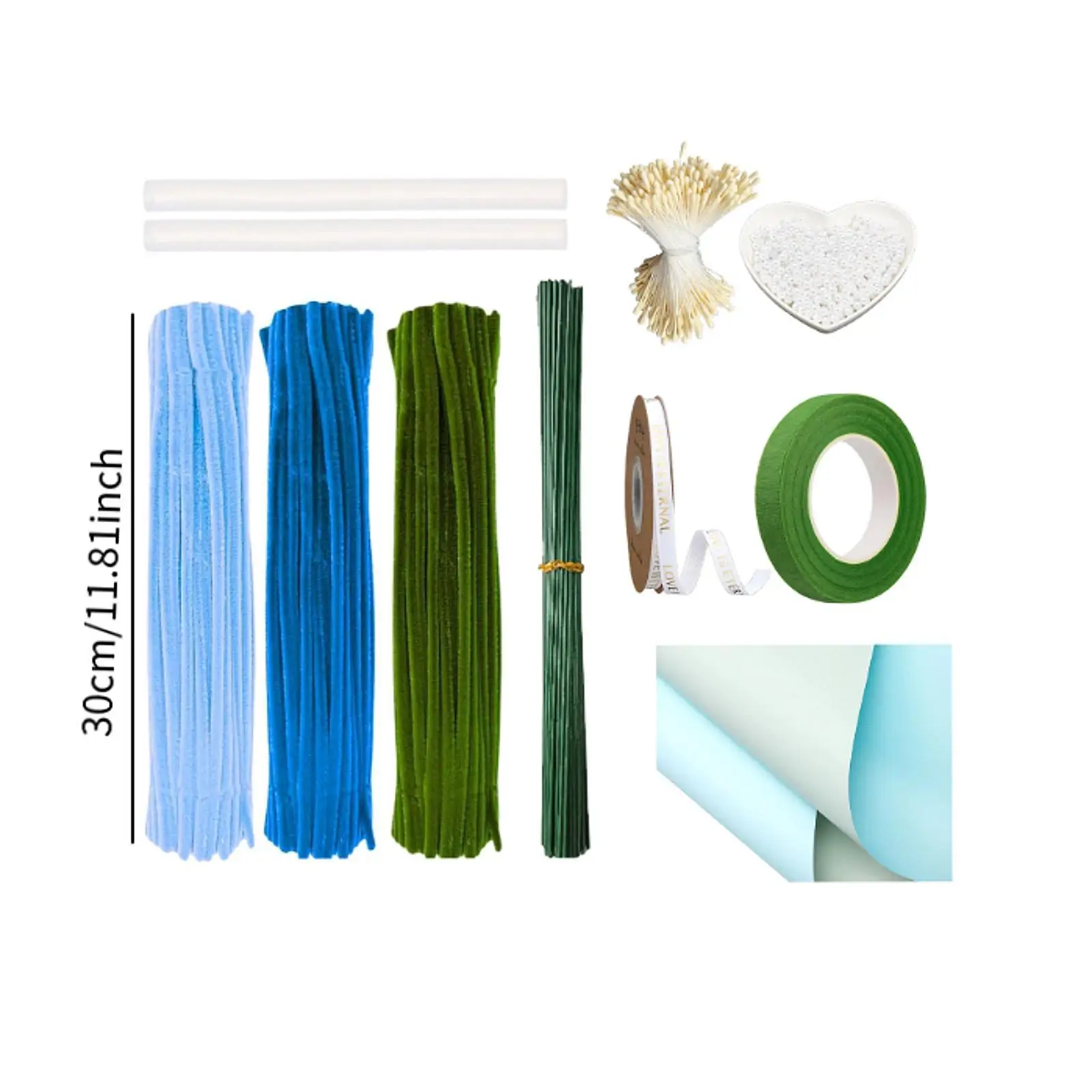 الحرف الفنية DIY للمهرجانات المنزلية DIY منظفات الأنابيب اليدوية ذات الجذعية الزهرية