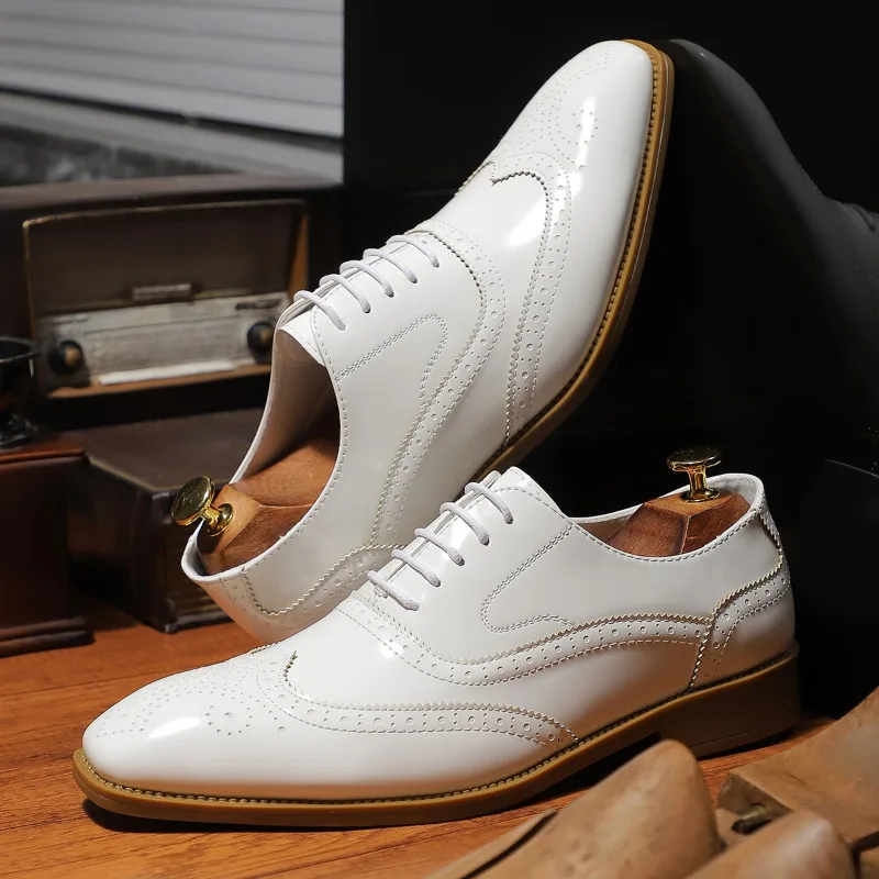 

Size48 Leather Man Shoes High Quality Business Dress Shoes for Men British Style Men's Sneakers and Casual Shoes Tenis Masculino