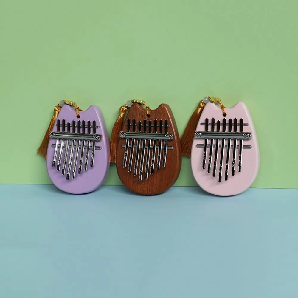 Piano creativo de 8 teclas para principiantes, Kalimba, Mini regalo, Mini Piano de pulgar, Marimba, Musical, portátil, exquisito Piano de dedo
