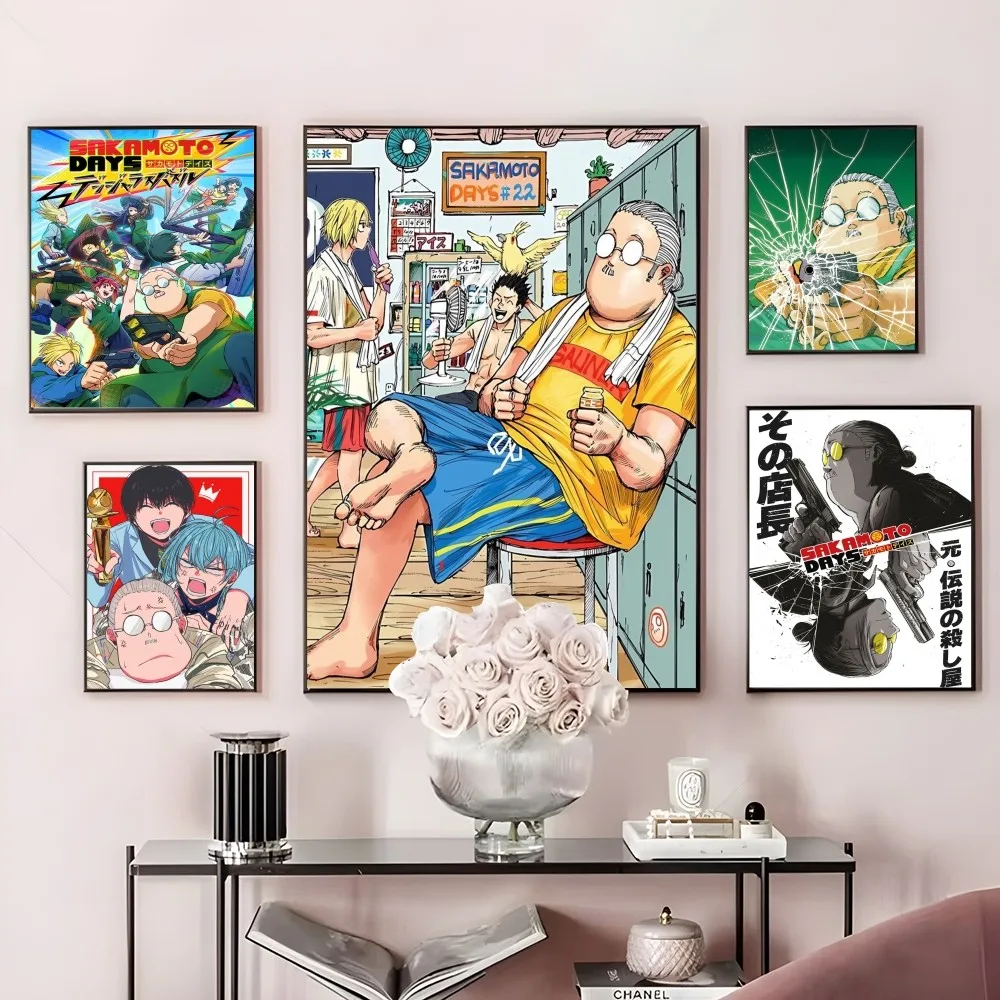

Anime S-Sakamoto Days Poster Room Decor Home Decoration Wall Art Printing Waterproof BedRoom Posters Gift