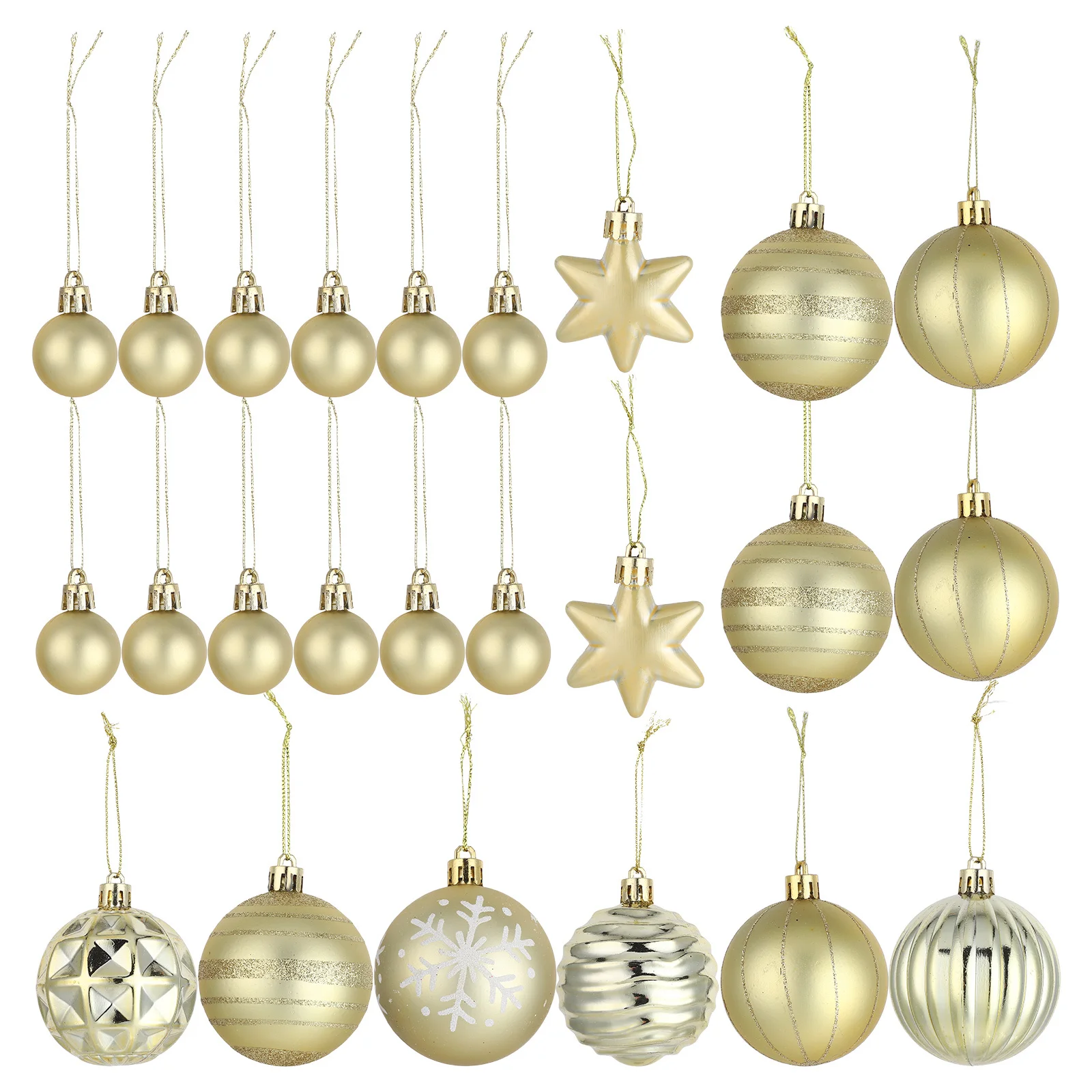

42Pcs Xmas Tree Ball Ornaments Hanging Decorations Colorful Christmas Pendants Party Props Christmas Tree Decorations
