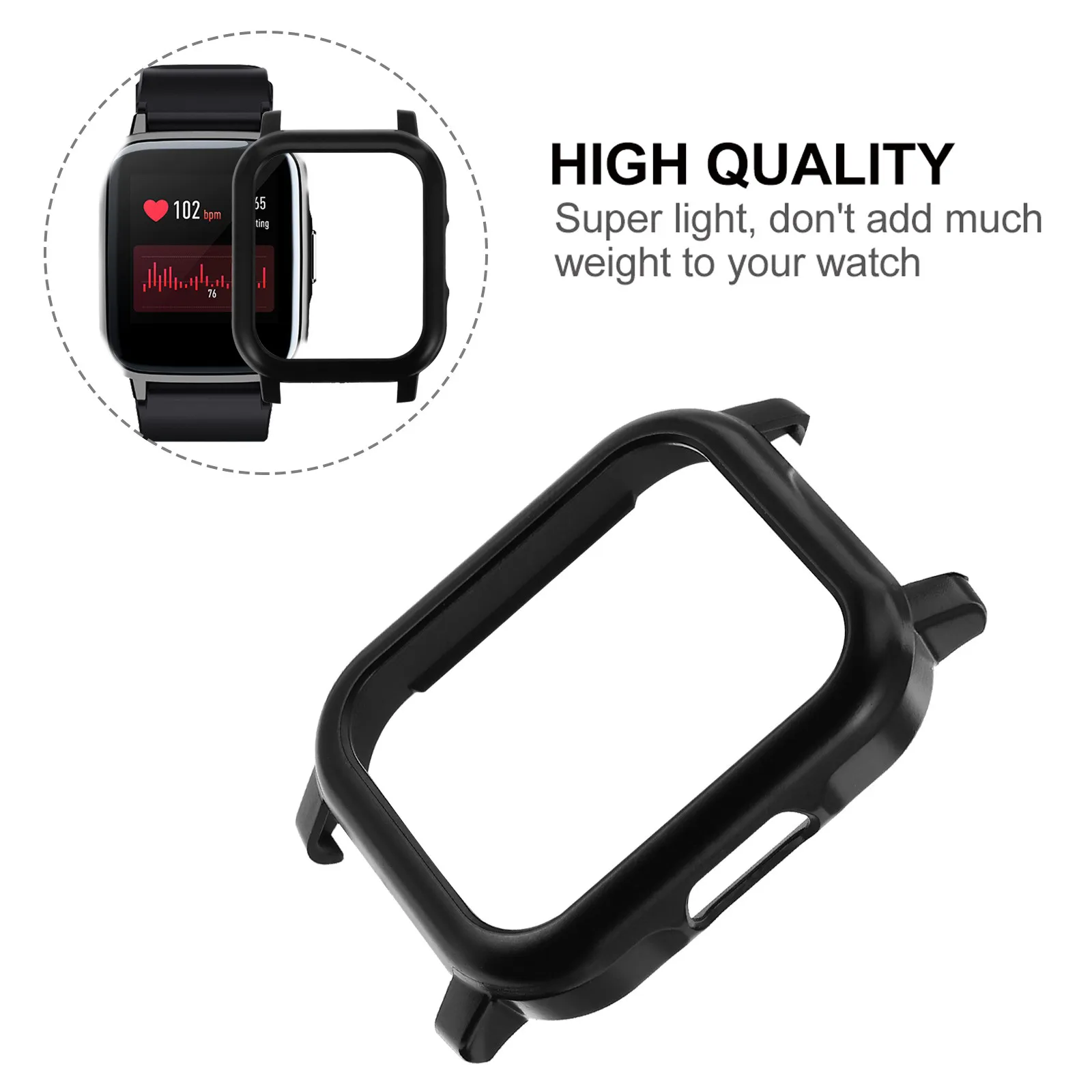 Funda protectora resistente para el reloj inteligente Xiaomi LS02, que ofrece protección total contra la suciedad, los arañazos y los golpes, y además tiene un diseño moderno.
