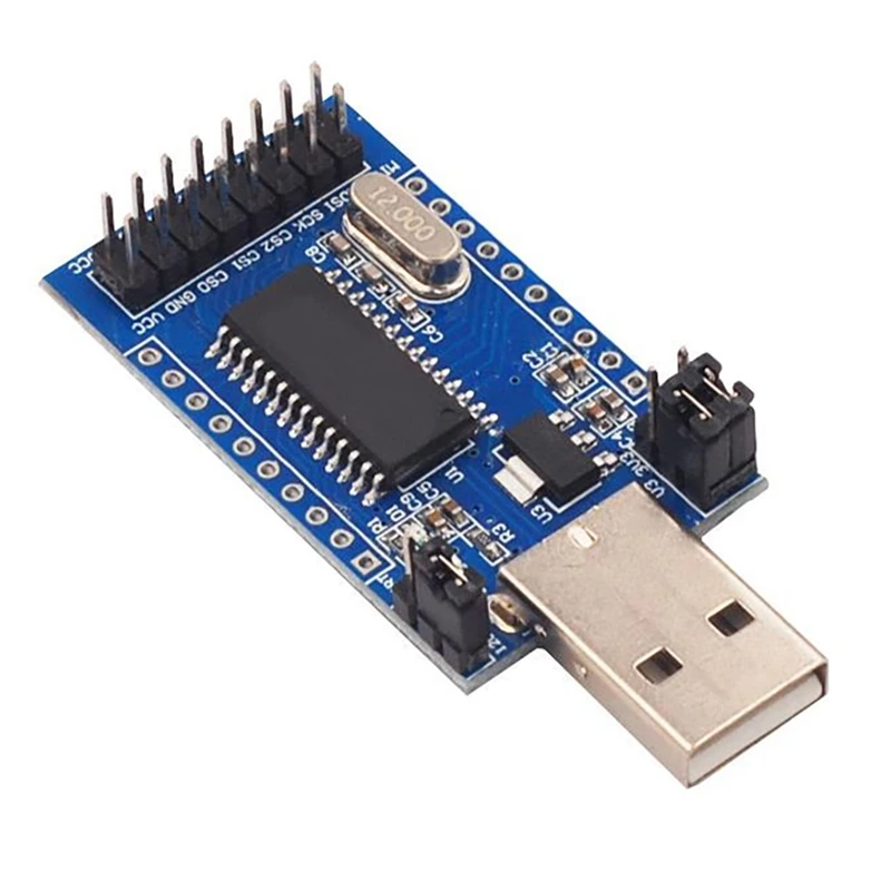 최고의 거래 341 모듈 USB To UART IIC SPI TTL ISP EPP/MEM 병렬 포트 컨버터