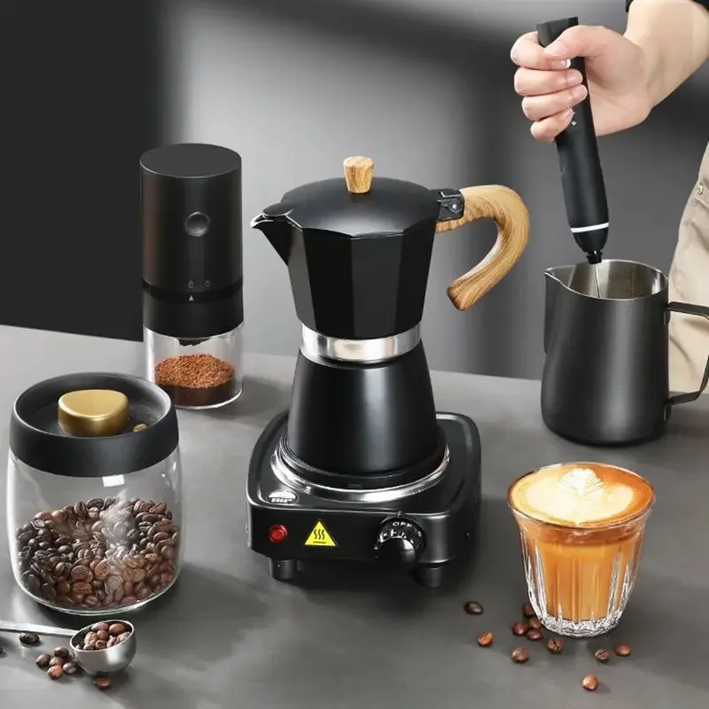 

Home brewed coffee maker, hand grinder, coffee maker set, double hand brewed concentrate