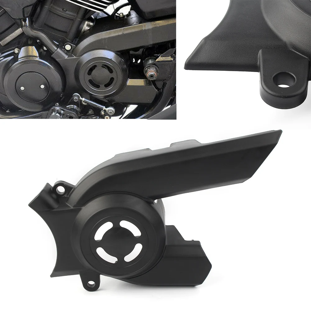 

Motorcycle Front Pulley Sprocket Cover For Harley Davidson XG 750 XG750 Street 2015 Universal ABS Plastic Black