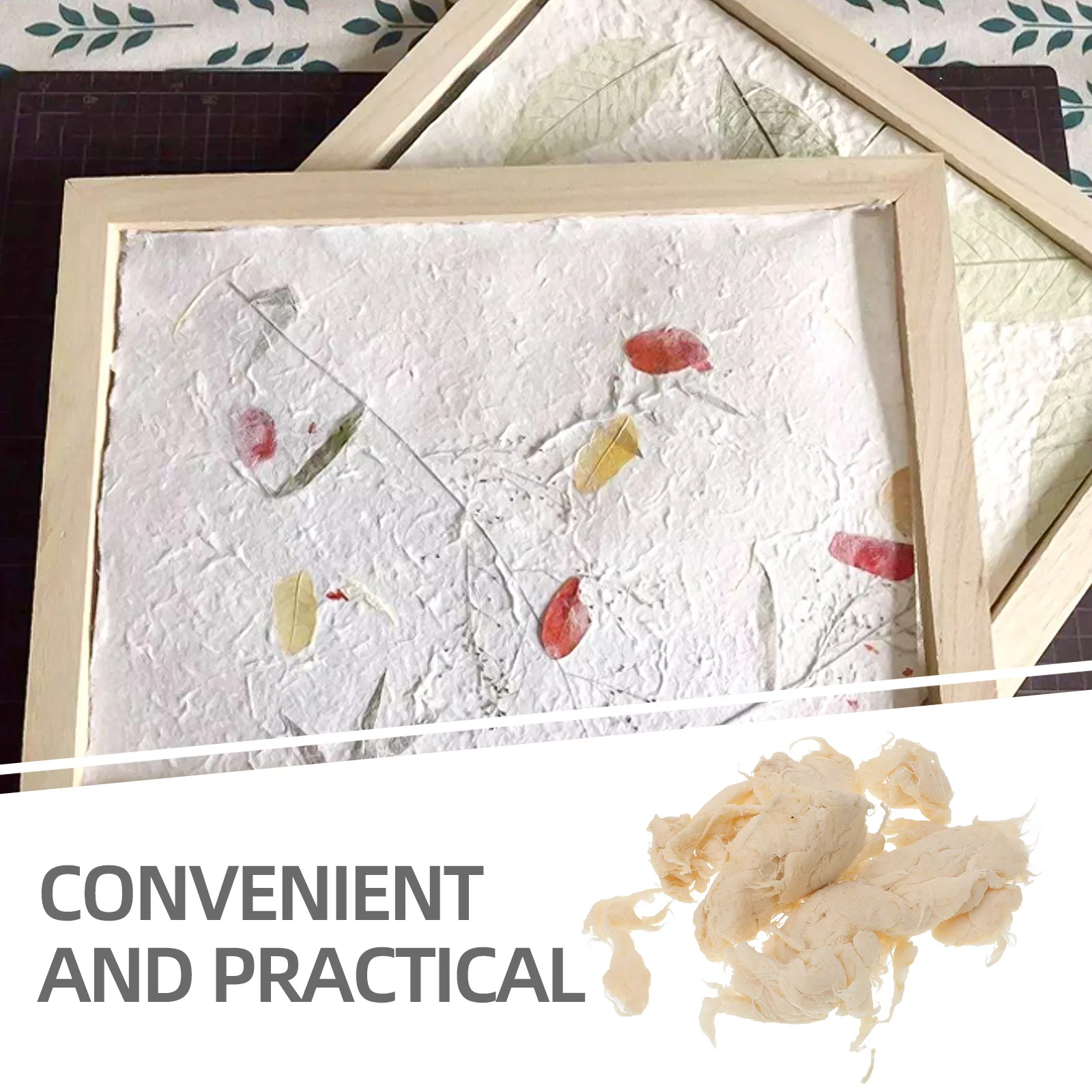 Pâte de bois naturelle, Kit de fabrication de papier pour bricolage, Technique traditionnelle, Texture Unique, Design créatif pour enfants