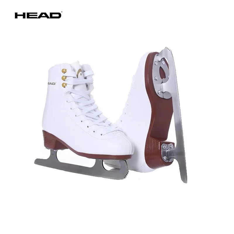 HEAD-Zapatos de patines profesionales para figuras de hielo, con hoja de hielo real, zapatillas impermeables, térmicas, cálidas, gruesas, para invierno