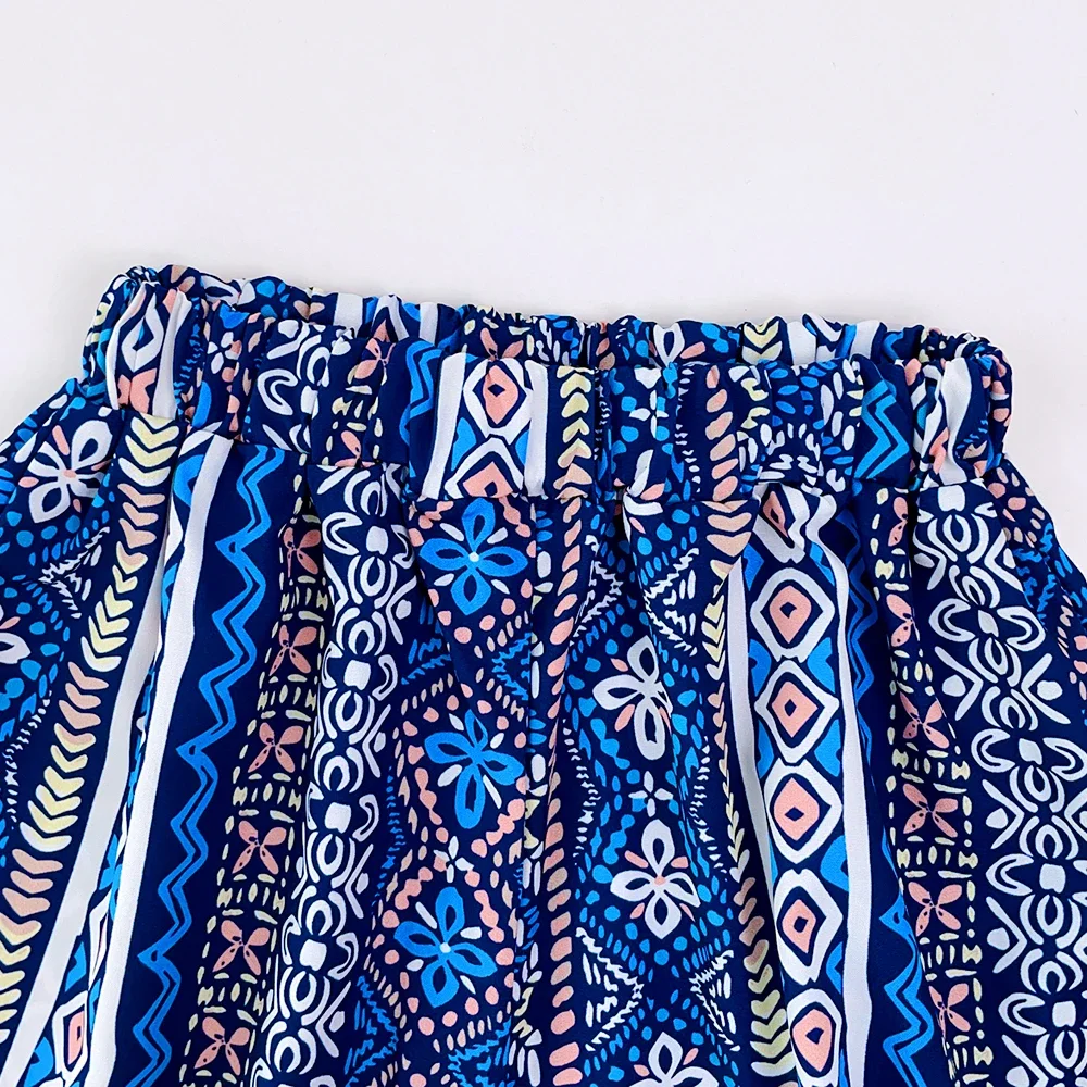 الصيف الفتيات أزياء أكمام واحدة الصدر شرابات بروتيل + السراويل 2 قطعة مجموعة 3-7 سنوات الاطفال لطيف عارضة الزي الملابس