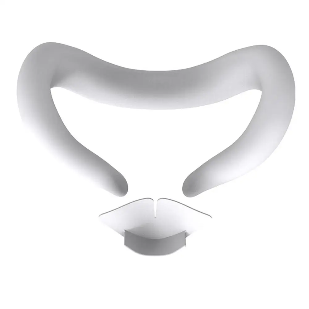 Silicone Face Cover For Meta Quest 3 Glasses Replacement VR Face Interface Protective Cover Sweat-proof Eye Mask Accessories