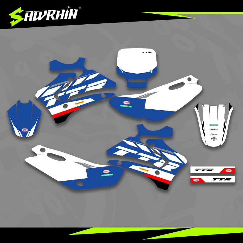 

Sawrain Motorcycle Graphics Backgrounds Decal Stickers Kits for YAMAHA 00-07TTR125 02