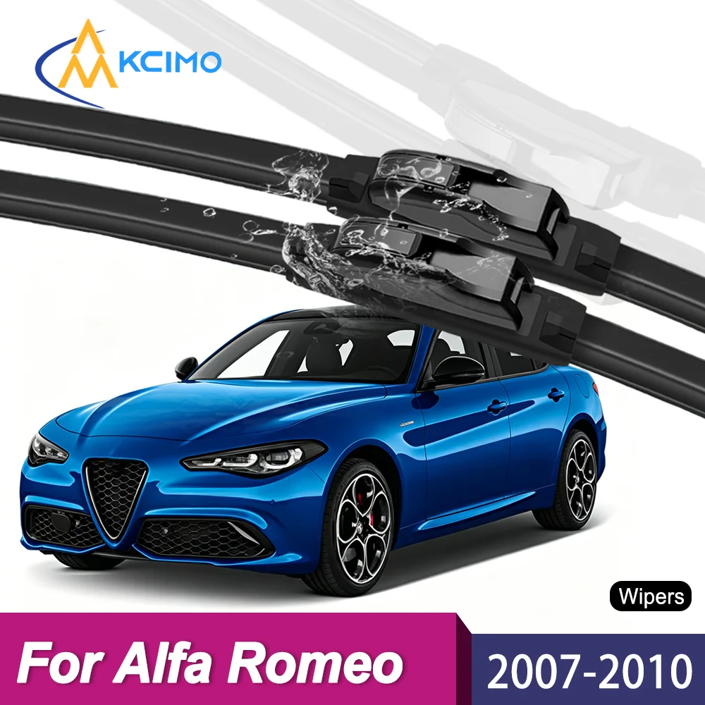 Upgrade Your Wiper System 2PCS Premium All-Season Blades For Alfa Romeo 8C Competizione 2007-2010 Long-Lasting Clear Vision