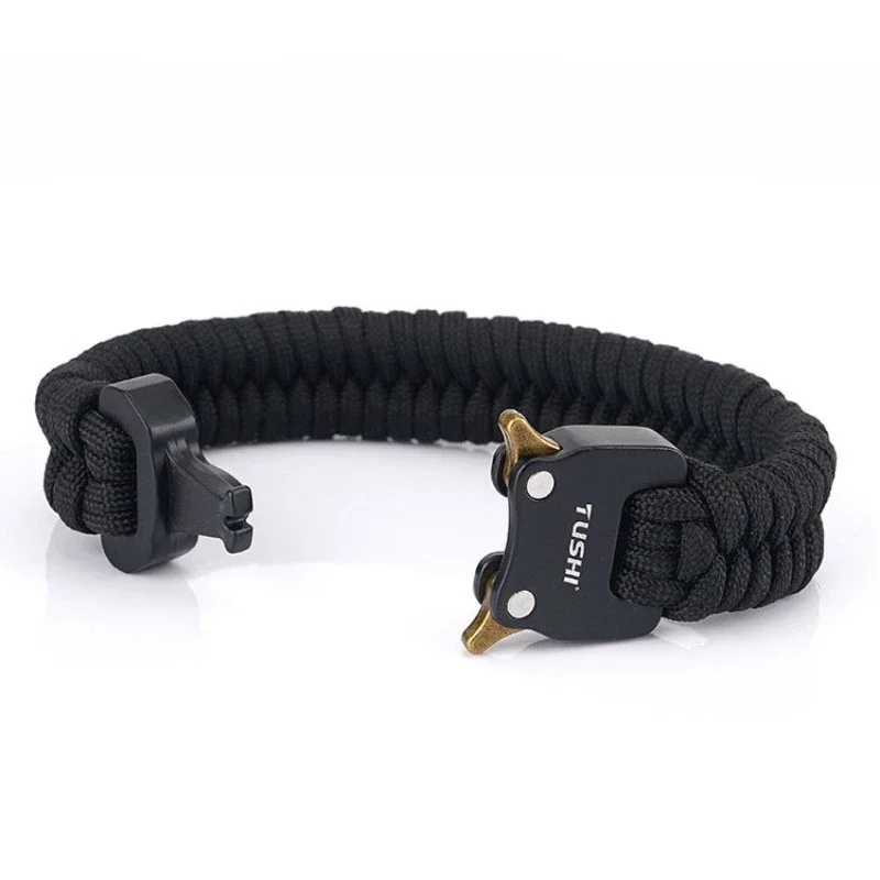 Men And Women Paracord Outdoor Survival Bracelet Multi-function Camping Rescue Emergency Rope Bangles Survival Bracelet