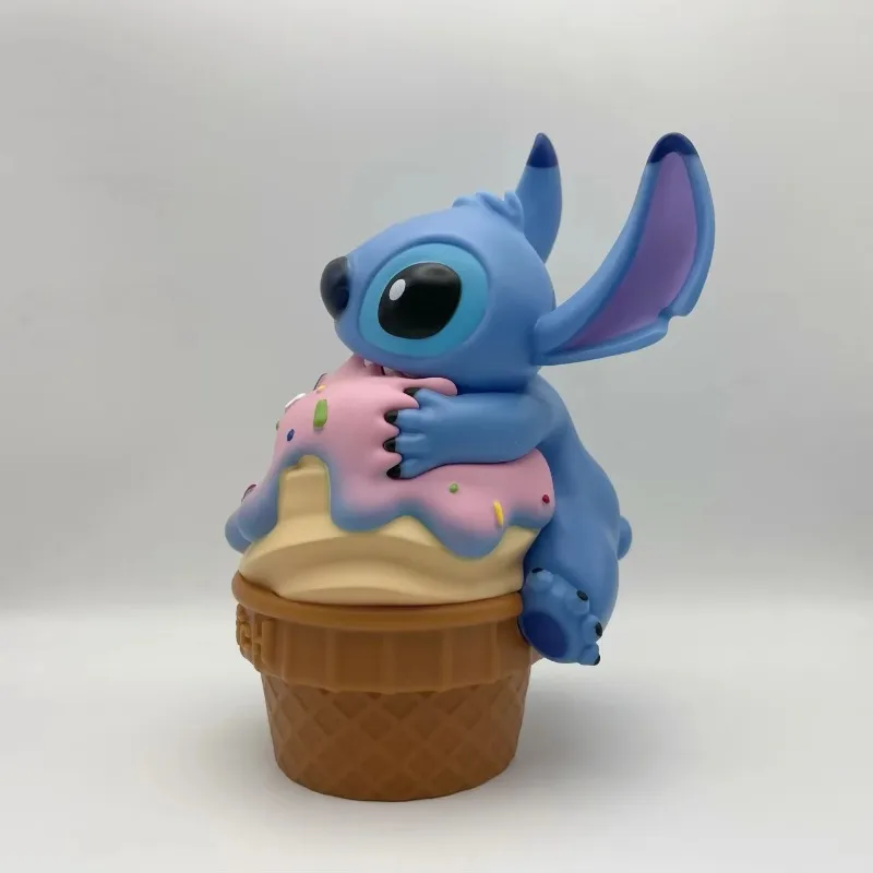 17CM Trendy Play SoapStudio Starry Baby Stitch Handmade Series Ice Cream Doll Model Toy Decoration Cartoon  Creative Gifts