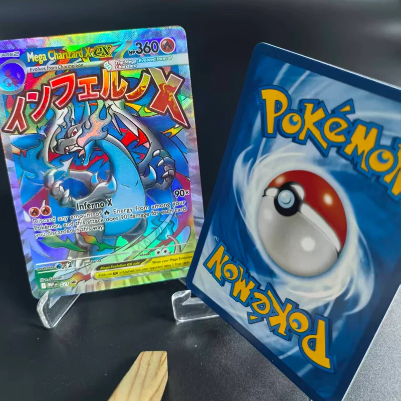 لتقوم بها بنفسك Pkm Mega Charizard Inferno X الإنجليزية اليابانية Megabrave Megasymphonia Lucario Gardevoir Gx مجموعة ألعاب أنيمي