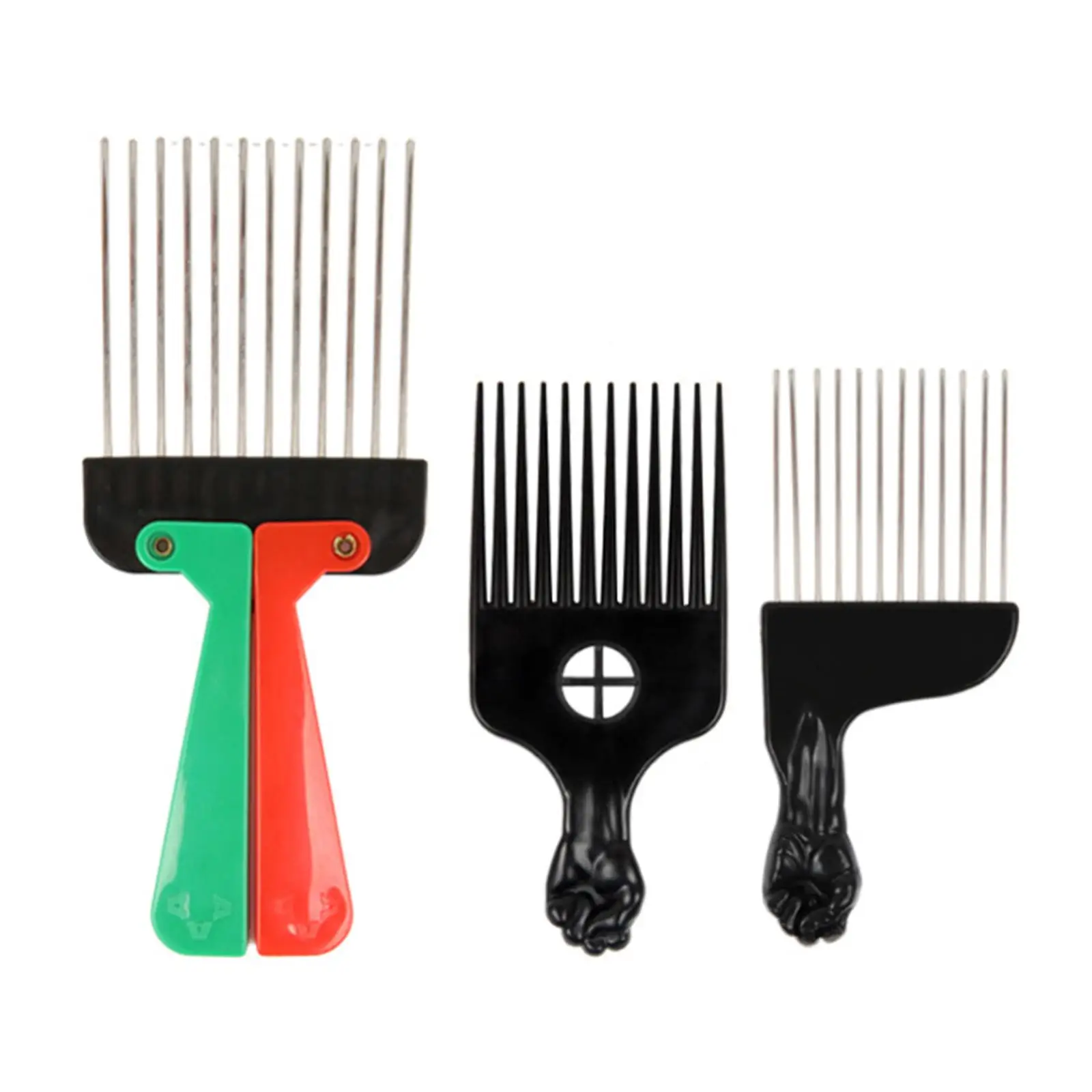 

Afro Comb with Black Fist for African American Hairdressing Styling