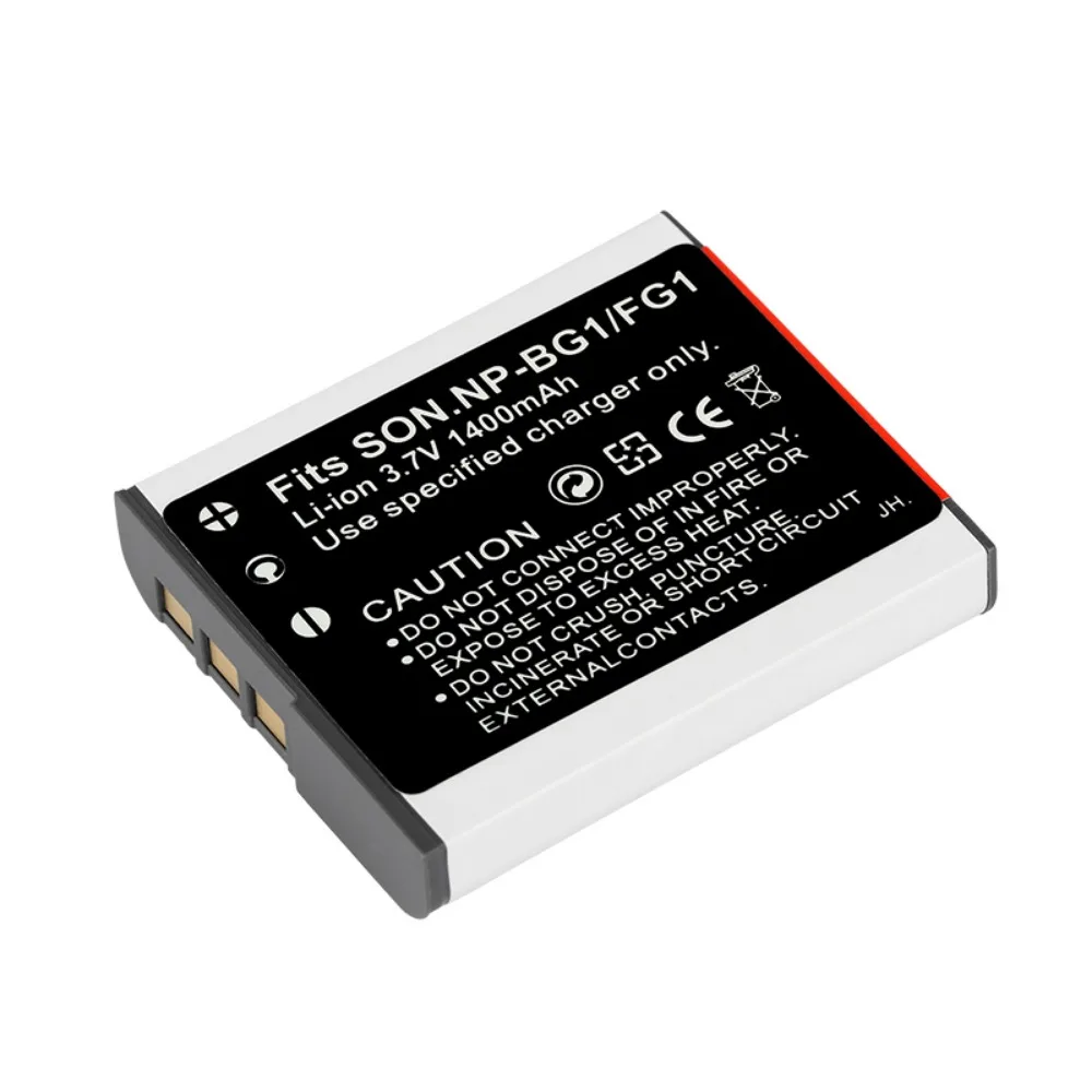 NP-BG1 NP-FG1 1400mah Battery for Sony W100 WX1 DSC-H50 DSC-H55 DSC-H3 DSC-H7 DSC-H9 DH10 DH20 NP BG1 FG1 Camera Batteries