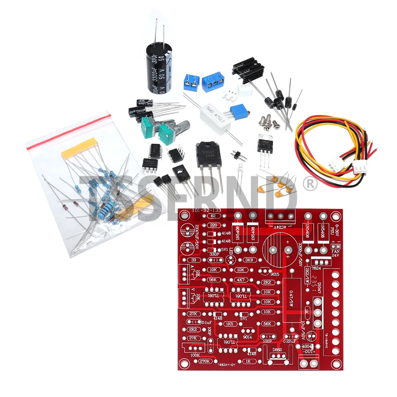 0–30 V 2 mA–3 A DC-geregeltes Netzteil-Set, 0–100 V Voltmeter, stufenlos einstellbarer Strombegrenzungsschutz
