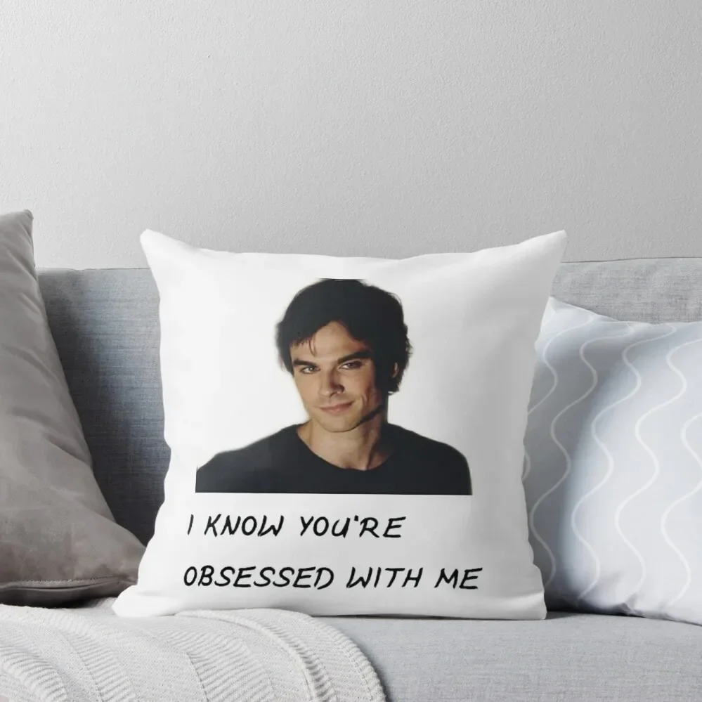 

I know you are obsessed with me Throw Pillow Covers For Sofas Luxury Pillow Cover New year Embroidered Cushion Cover pillow