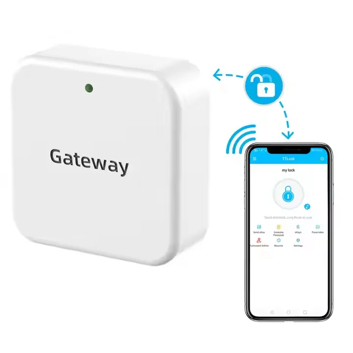 TTlock G2 فندق Airbnb قفل الباب بوابة التحكم عن بعد 2.4G WiFi بوابة للتحكم في الوصول نظام القفل الذكي العمل مع اليكسا