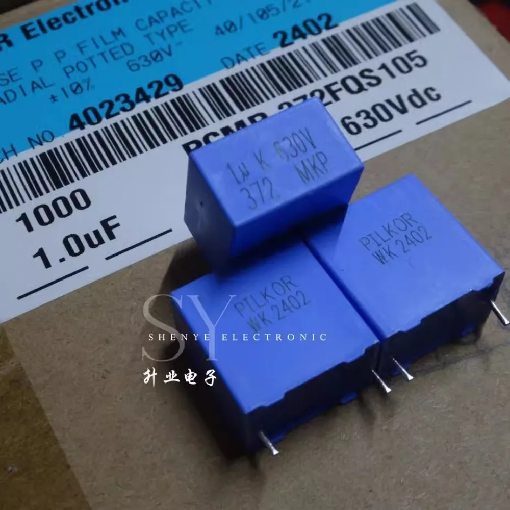10 шт. MKP372 1,0 мкФ/630 В 1u0 1 мкФ 105 новый пленочный конденсатор 15 мм