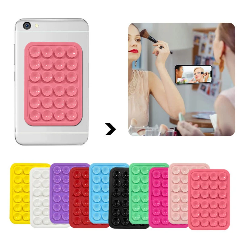 

Strong Grip Silicone Adhesive Phone Case Holder, Phone Suction Cup