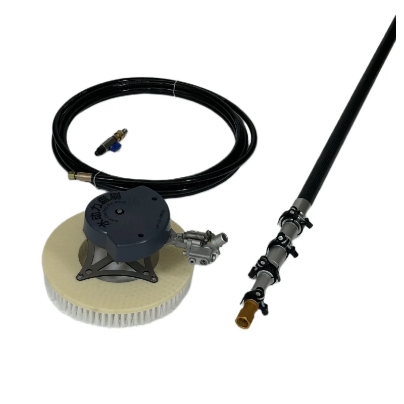 

Water-driven Disc Rotating Brush with a Width of 300 mm Cleans Small Photovoltaic Systems
