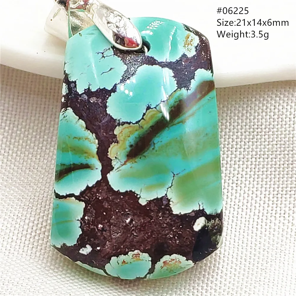 Genuine Natural Turquoise Blue Pendant Oval Water Drop 20x15x10mm Women Men Turquoise Necklace Pendant Jewelry AAAAA