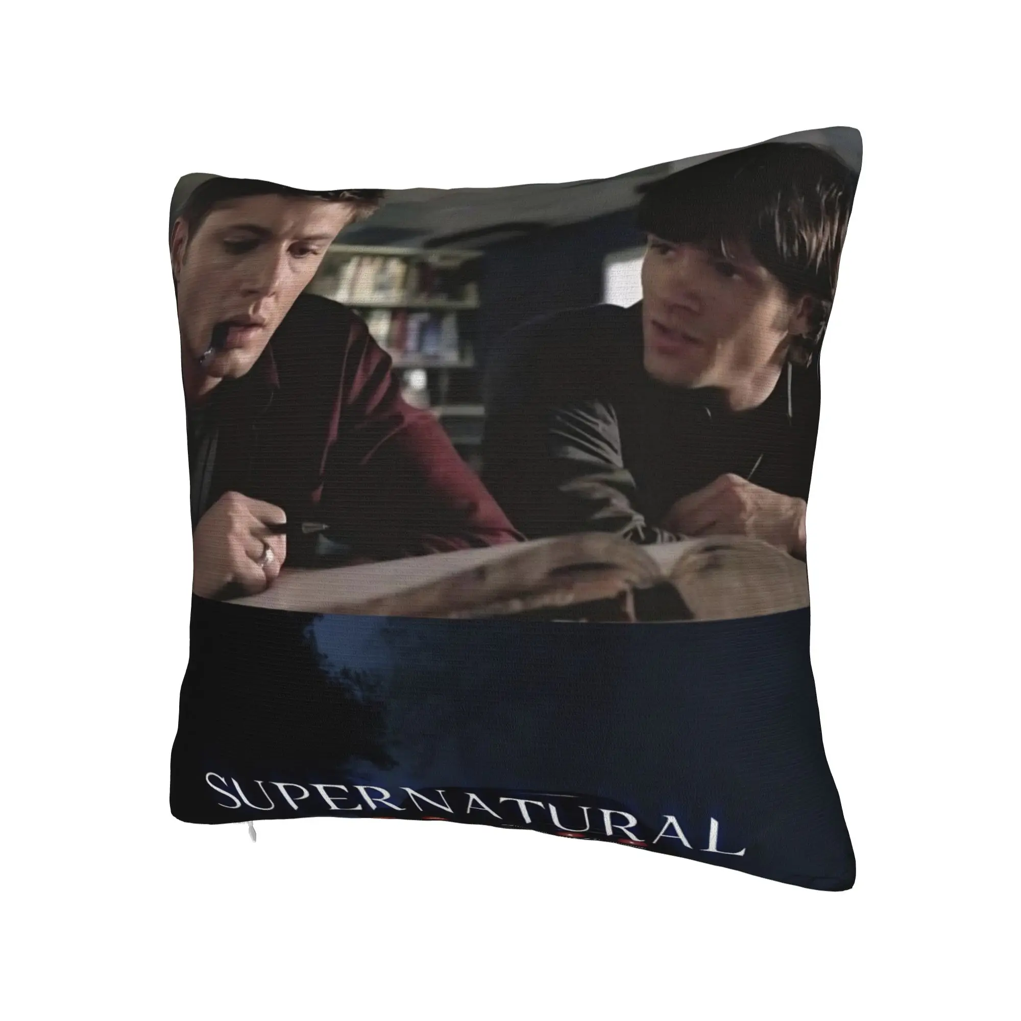 Decorative Pillowcase TV S-Supernatural Merchandise Home  Throw Pillow Case Cover Square Multiple Sizes