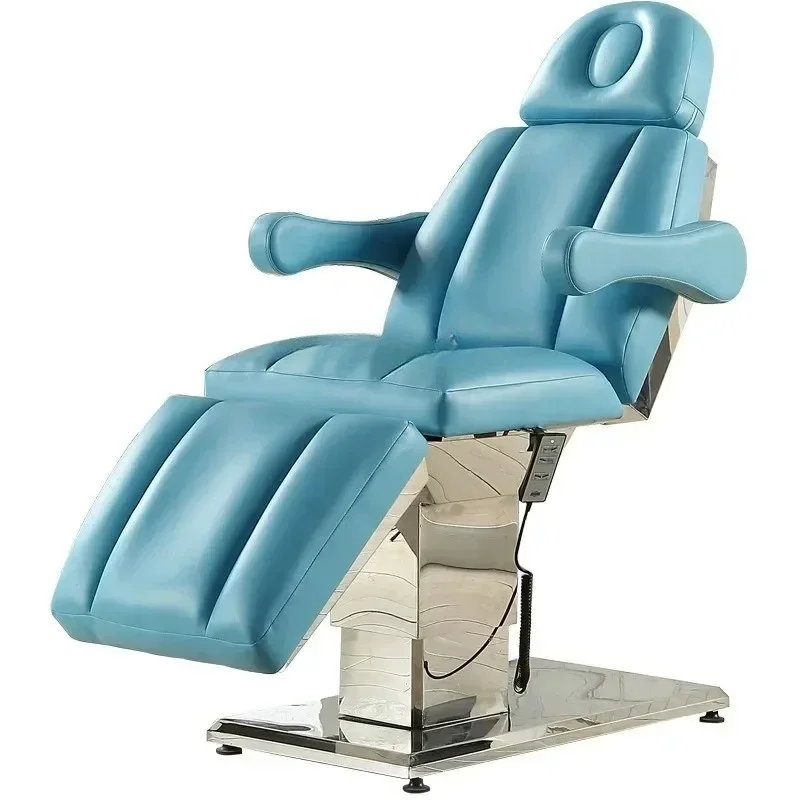 

New Arrivals Manufacturer electric beauty bed stainless steel micro-finishing beauty salon pedicure chair tattoo embroidery tran